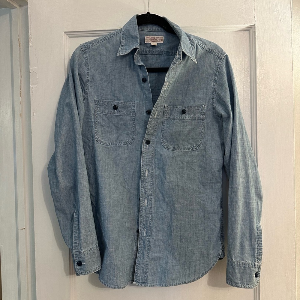 J.Crew Wallace & Barnes Chambray Shirt Sz. XS